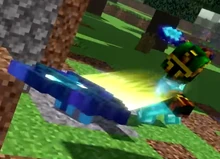 Enchanter throws his shield