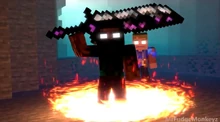 Herobrine Greg summons Swordsman Herobrine