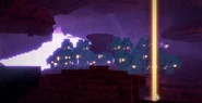 The Warped Forest that some of the Nether Forces lived