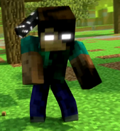 Shadow Herobrine, Herobrine's shadow form