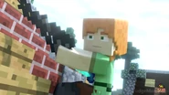 Alex using her Hook Gun