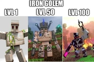 Iron Golem evolution. By Baryonyx