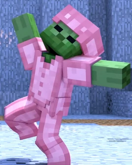 Happy Pink-Shirted Zombie Av10