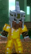 The unidentified Villager Knight as a Villager Scout back then