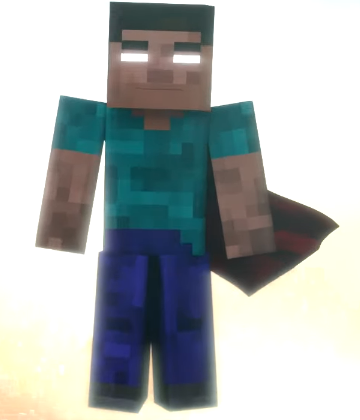 Mine Blocks - Minecraft Herobrine skin by Wallace