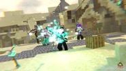 The Diamond Sickle held on Herobrine MintShirako's hand
