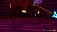 A diamond bolt standing in the Nether Gate Walls