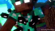 BoopNotch teleporting behind Armored Herobrine