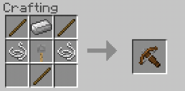 Crossbow crafting recipe