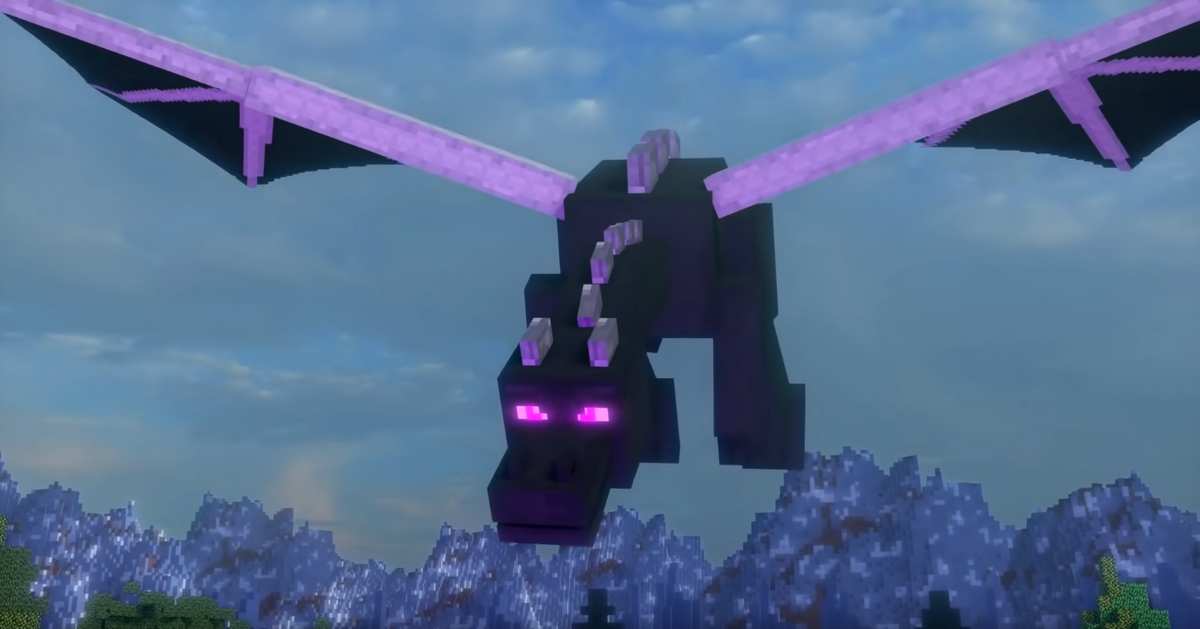 minecraft ender dragon wallpaper