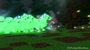 Mr.Colder getting hit with the Horse Apparition Charge