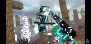 Herobrine Siler_civet attacking Blue Demon