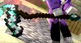 Herobrine Diamond Scythe