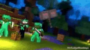 LlamaSpirit WeaponManipulation.gif (3.79 MB) The Mighty Llama Spirit using the hammer on Armored Herobrine in Annoying Villagers 32