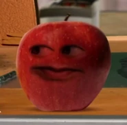 Apple in the first season, seen on The High Fructose Adventures of Annoying Orange