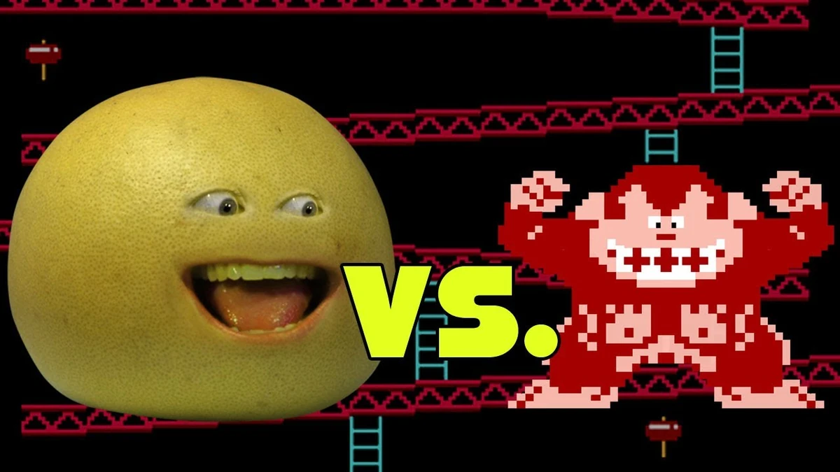 Annoying Orange Grapefruit Vs. Donkey Kong Annoying Orange Wiki Fandom
