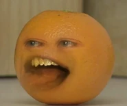 Orange doing the Nya-Nya