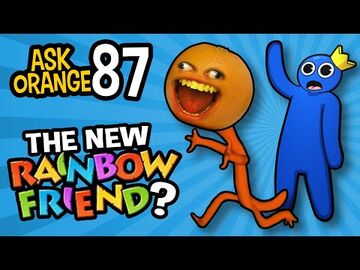 Red x Orange ❤️🧡Red broke into Orange's bedroom! What does he want with  him?\\Rainbow Friends 