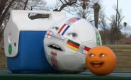 Orange with Soccer Ball