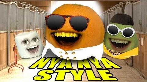 Annoying Orange - ORANGE NYA NYA STYLE (GANGNAM STYLE Spoof)-0