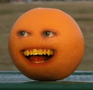 Orange's different shape in Super Bowl Football.