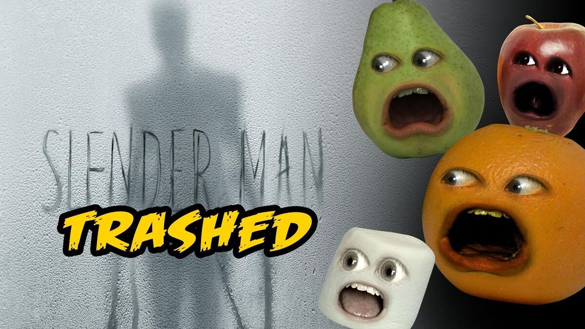 Annoying Orange Slender Man The Movie Trailer Trashed Annoying