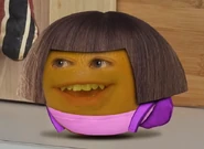 "Orange the Explorange", a spoof of "Dora the Explorer".