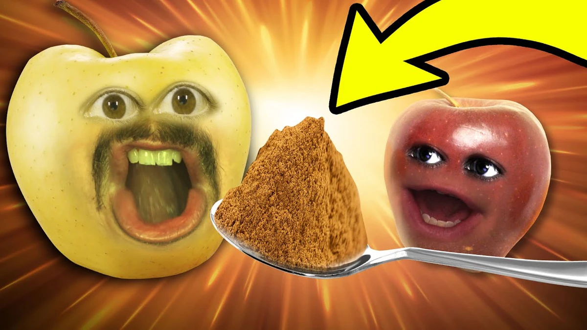 Annoying Orange The Cinnamon Challenge! Annoying Orange Wiki Fandom