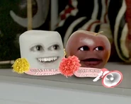 Marshmallow cheerleading