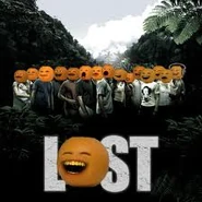 A LOST poster featuring Orange as everyone seen.