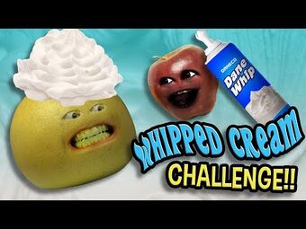 WHIP CREAM game face, THE WHIPPED CREAM CHALLENGE