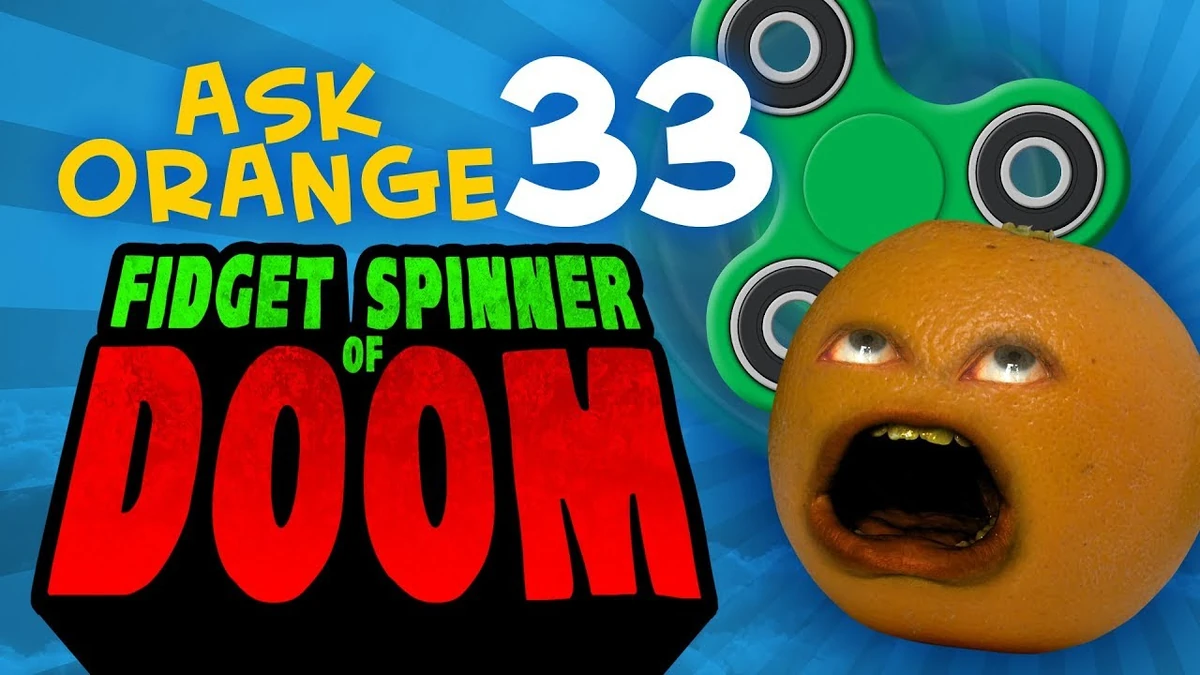 Annoying Orange Ask Orange 33 FIDGET SPINNER OF DOOM! Annoying Orange Wiki Fandom