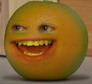 Orange with a kidney seed.