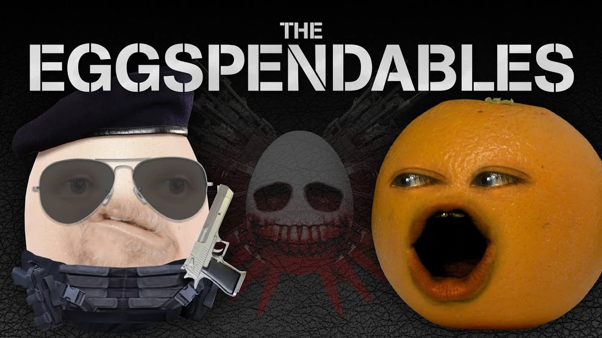 Annoying Orange THE EGGSPENDABLES Annoying Orange Wiki Fandom annoying-orange-the-eggspendables-annoying-orange-wiki-fandom