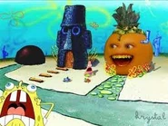 Orange as SpongeBob's house