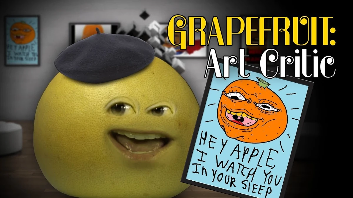Grapefruit Art Critic Annoying Orange Wiki Fandom