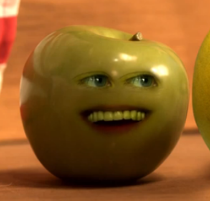 annoying orange green apple