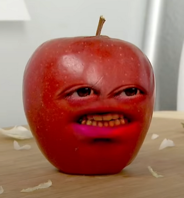 Annoying orange apple top