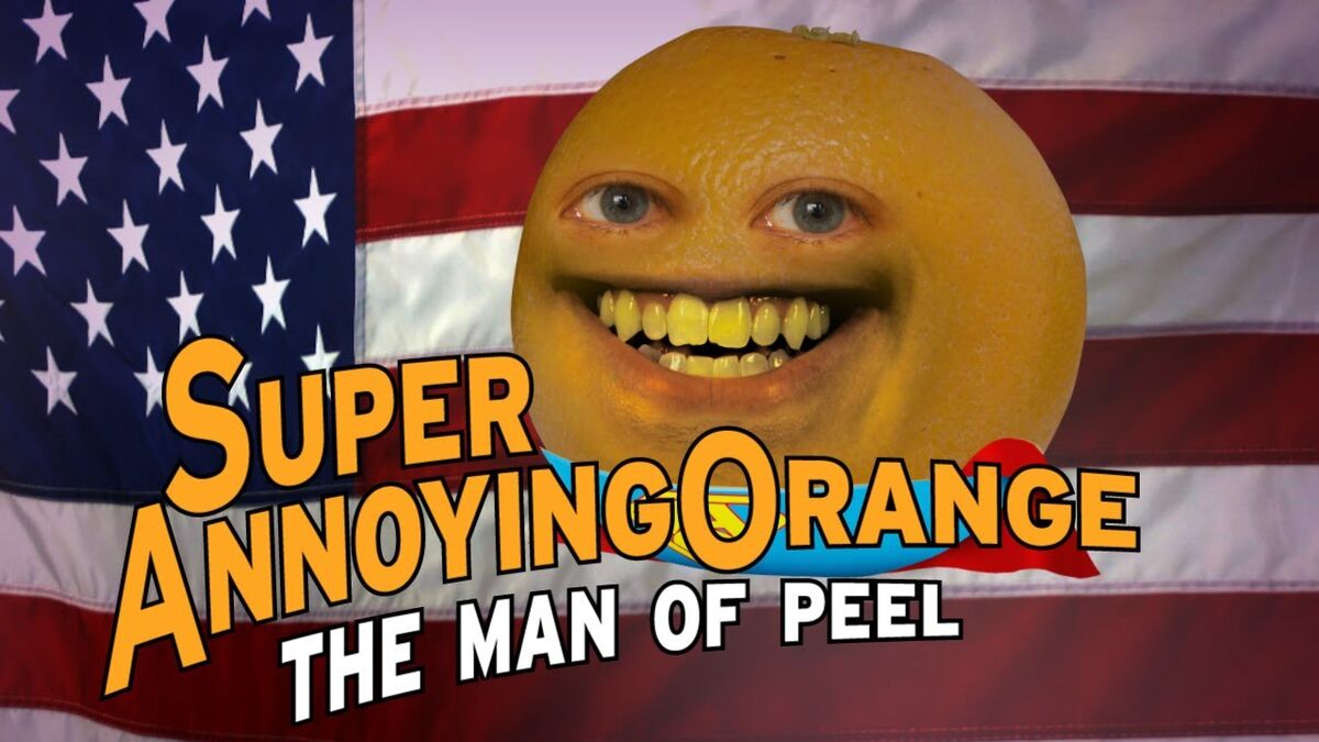 Orange man. Annoying Orange and super Mario. Annoying Orange Squash.