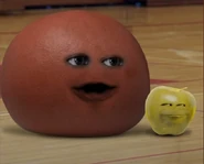 Little Apple being body swapped with Grapefruit