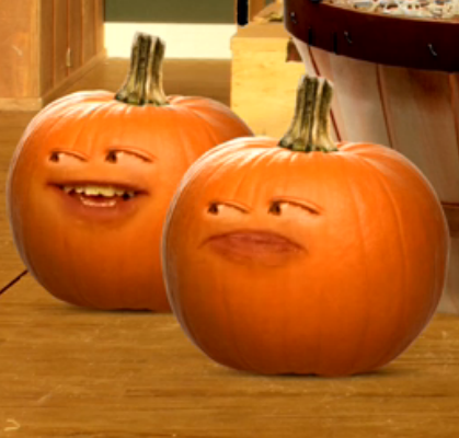 HAHAHAHAHAHAHAHA!  Annoying orange, Pumkin, Orange