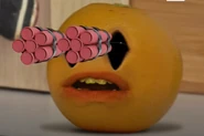 TNT coming out of Orange's eyes