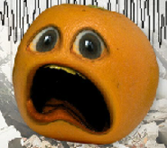 Orange Weird Face