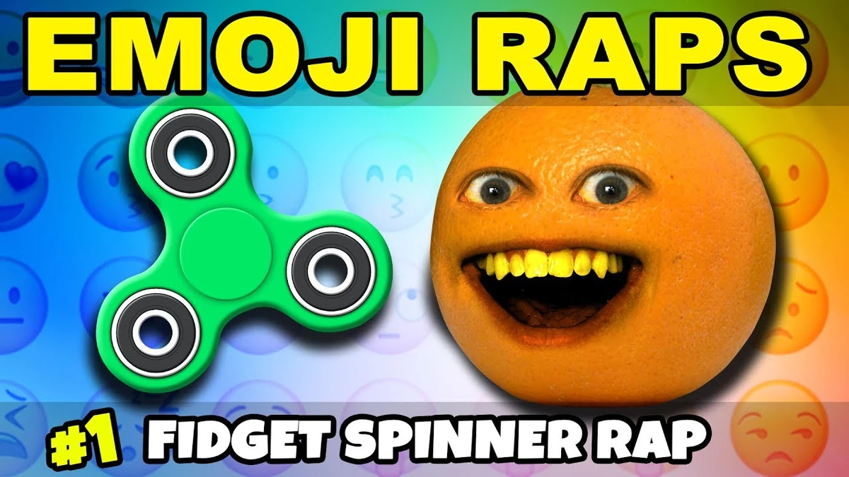 Annoying Orange: EMOJI RAPS 1: Fidget Spinners | Annoying Orange