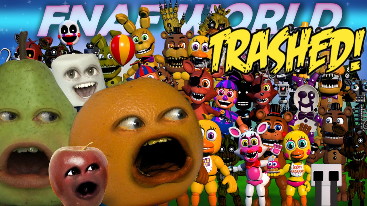 Annoying Orange Plays - Five Nights at Candy's 3 Demo (SCARY FNAF