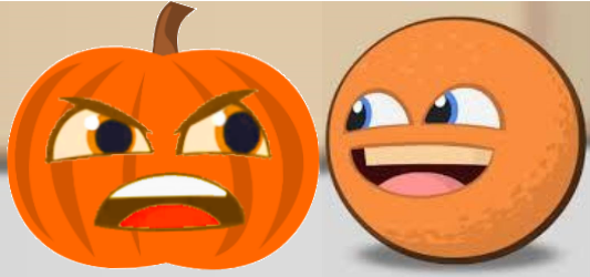 annoying orange pumpkin