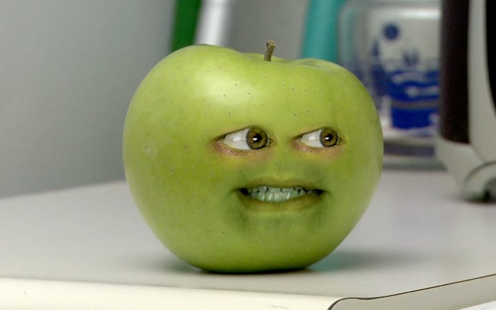 annoying orange green apple