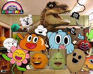 The Amazing World Of Gumball Orange and Pear