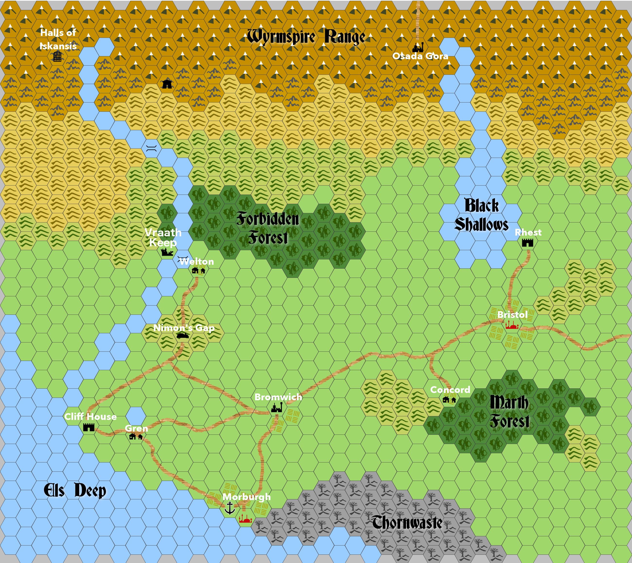 Map of Arauglor