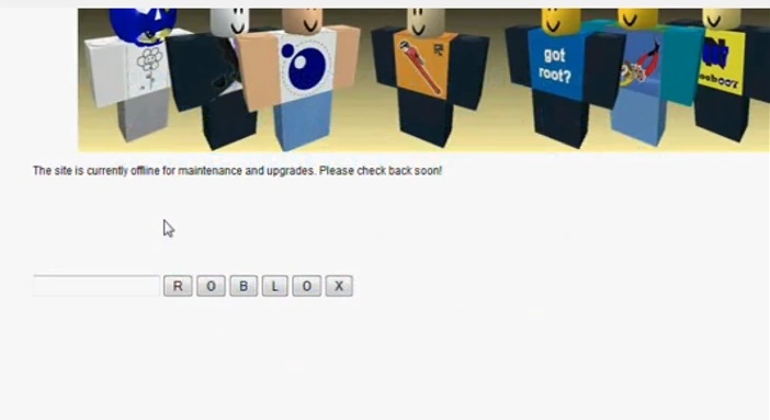 Maintenance, Roblox Wiki